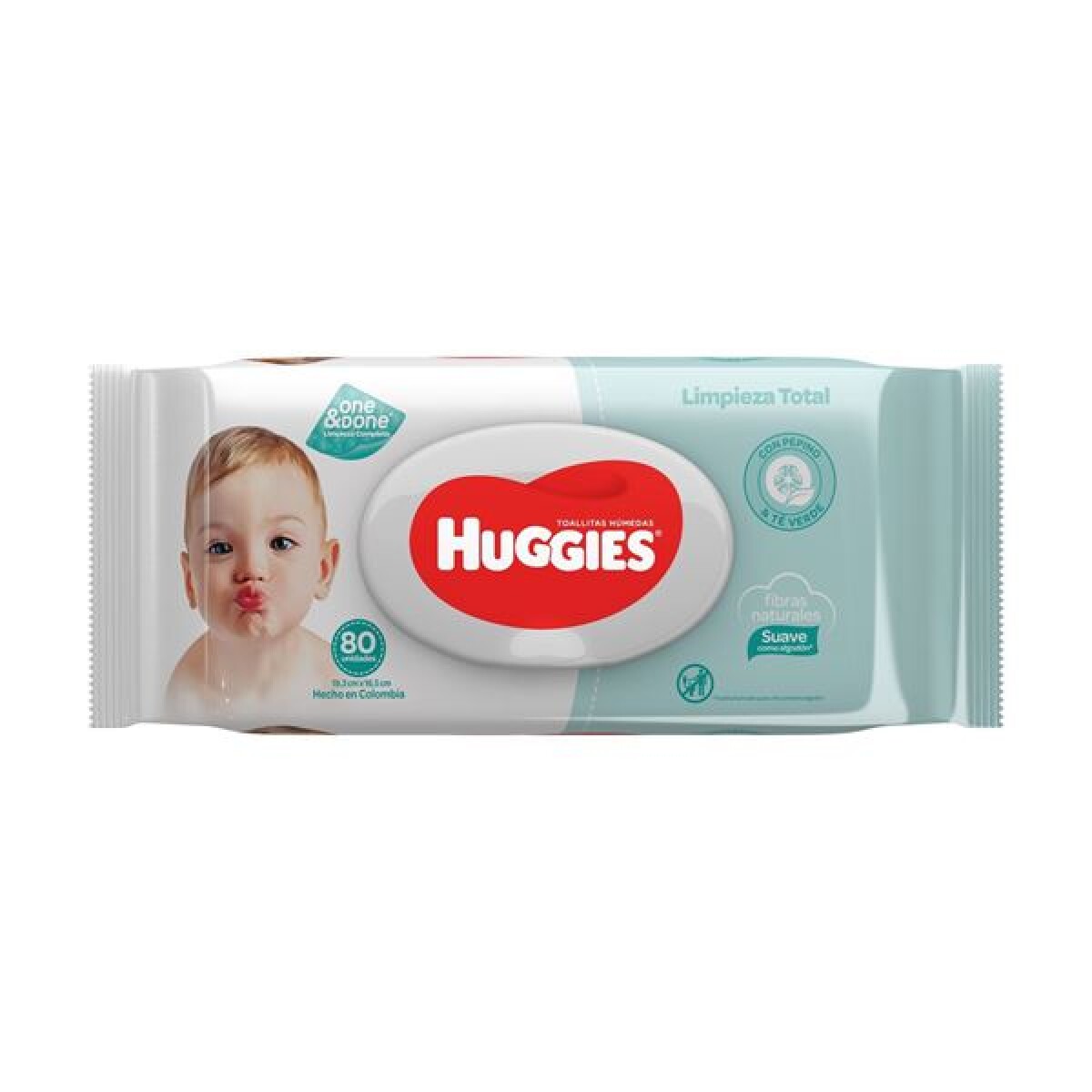 Toallitas Húmedas Huggies One & Done x80 – Limpieza Rápida