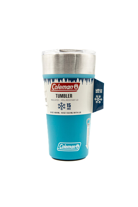 COLEMAN VASO CON TAPA Y ABRIDOR CELESTE