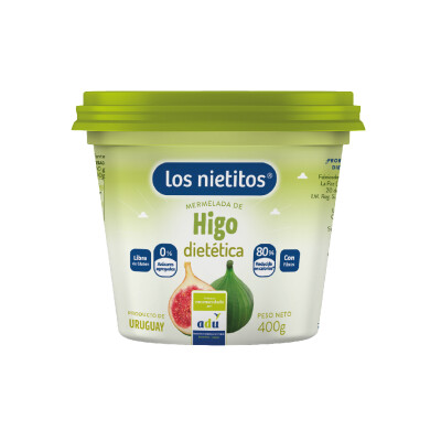 Mermelada De Higo Sin Azúcar Los Nietitos 400g Mermelada Higo 0% 400 Nietitos