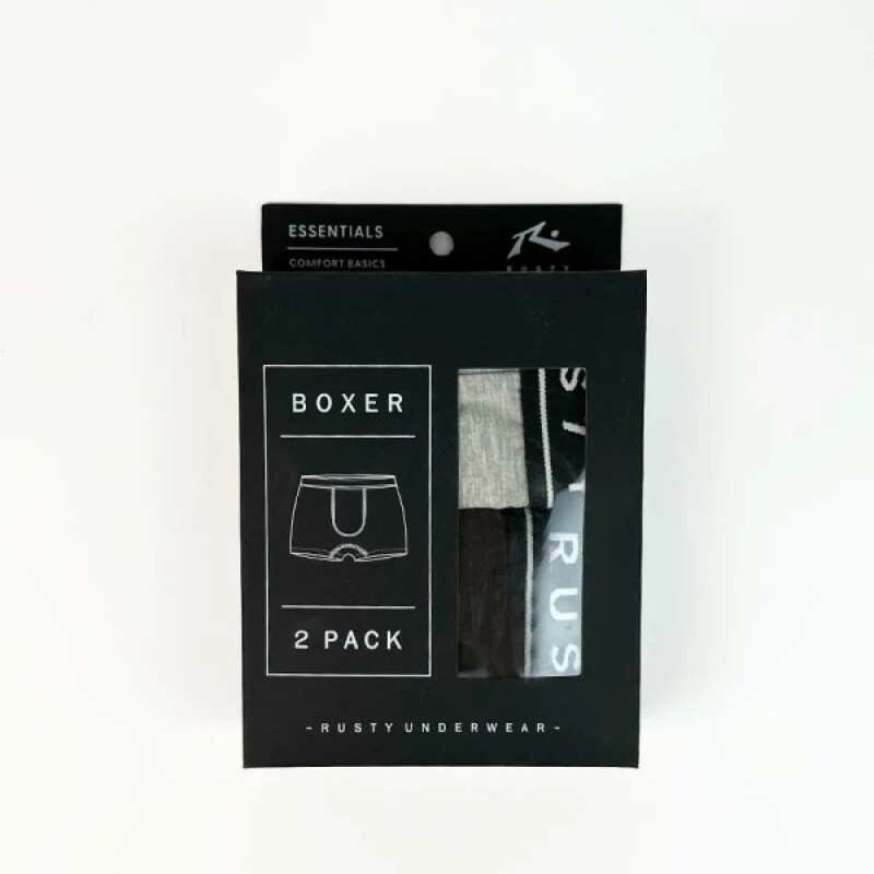 Boxer x2 Rusty TREND Gris/negro