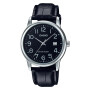 Reloj CASIO MTPV002L-1BUDF en Cuero Negro Esfera 44mm 0