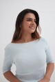 Sweater cuello bote CELESTE