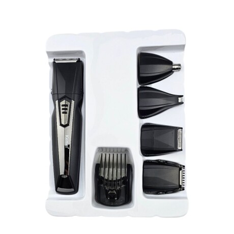Corta Pelo Barba Recargable Combo 8 en 1 KEMEI KM-640 Negro