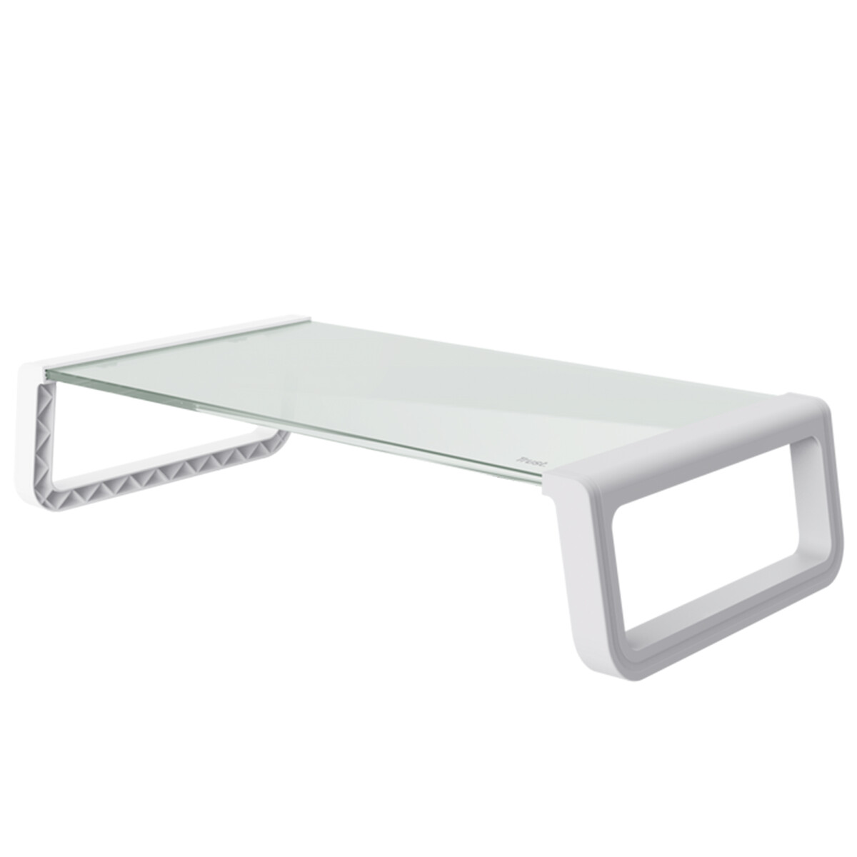 Soporte Elevador Para Monitor Trust Vidrio Temp. 