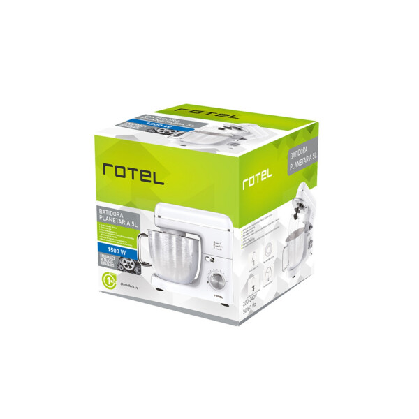 Batidora Planetaria Blanca 5 Lts | Rotel Batidora Planetaria Blanca 5 Lts | Rotel