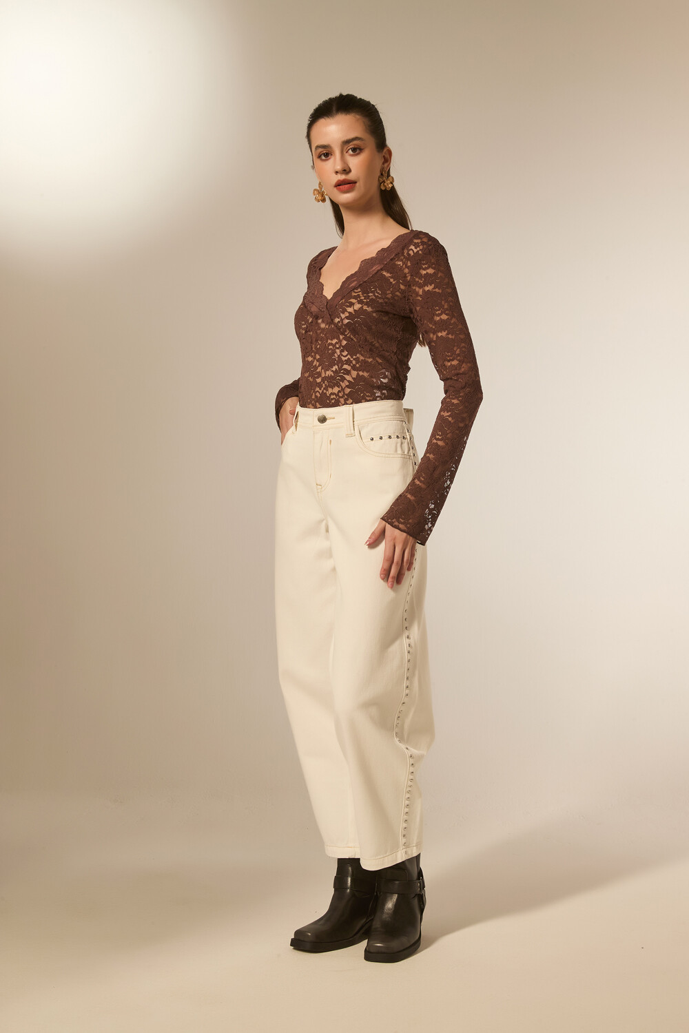 Pantalon Jurea Marfil / Off White