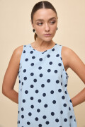 VESTIDO CRISTAL Celeste