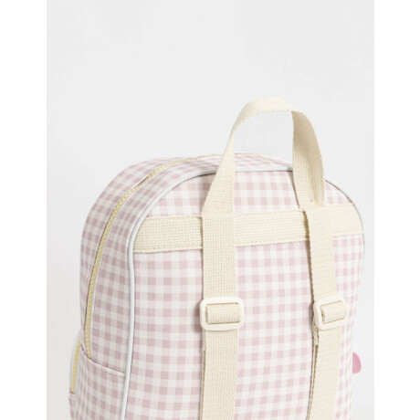 Mochila Infantil Bordada Estampado Geometrico