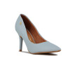 Zapato Formal Mujer Vizzano Clásito Taco Alto Azul Claro