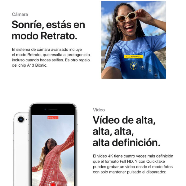 Iphone Se 3/128 Gb Re-certificado 4g ROJO