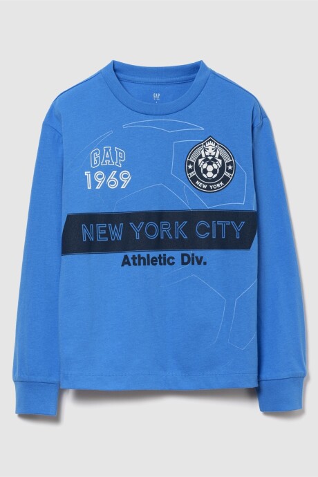 Remera Gráficio Niño Supersonic Blue 184143
