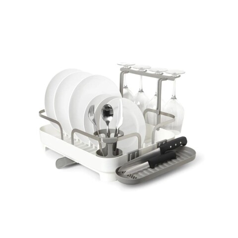 ESCURRI.HOLSTER Escurridor De Platos Plástico 42x34x15cm Holster Umbra - Blanco