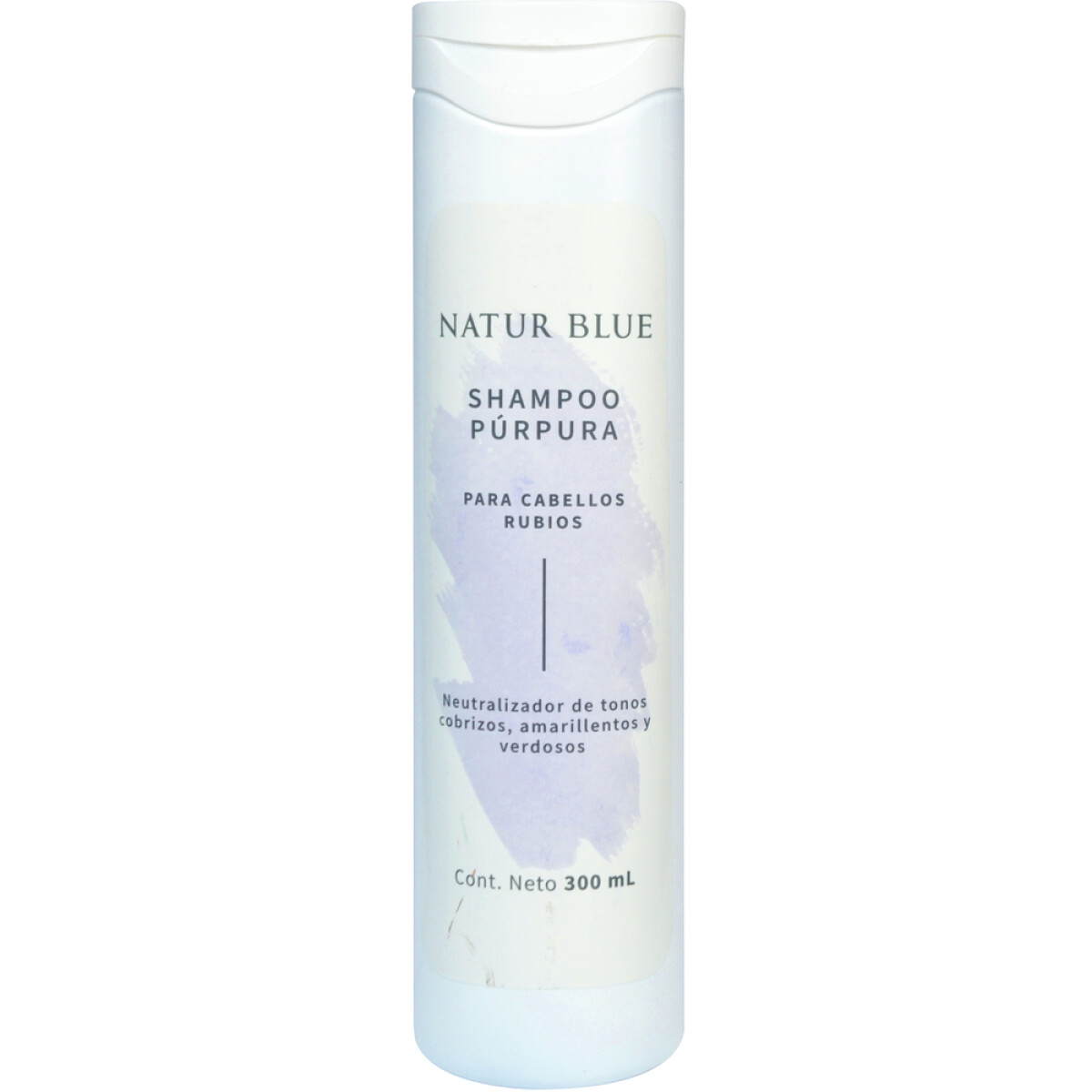 Shampoo Púrpura para Rubios NATUR BLUE - 300 mL 