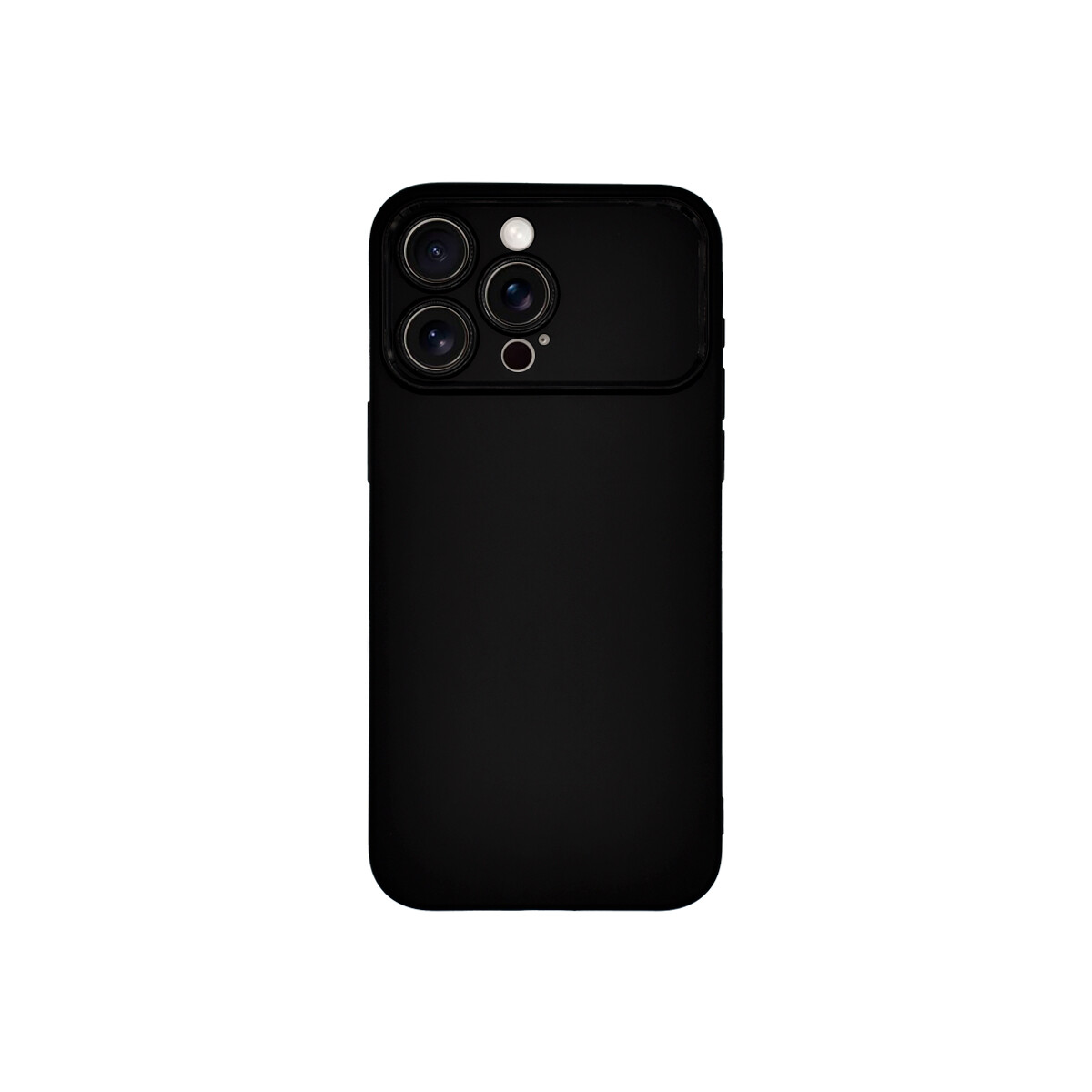 Protector flexible iPhone 15 Pro Max color negro 