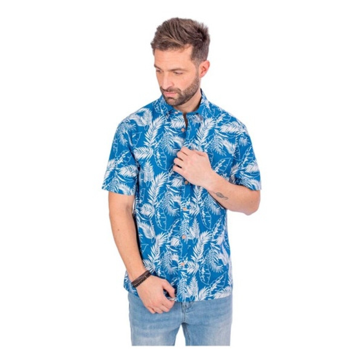 Camisa estampada UFO Maui Azul 