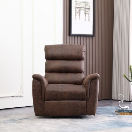 Sillón Reclinable 1 Cuerpo Benson Choco Chocolate
