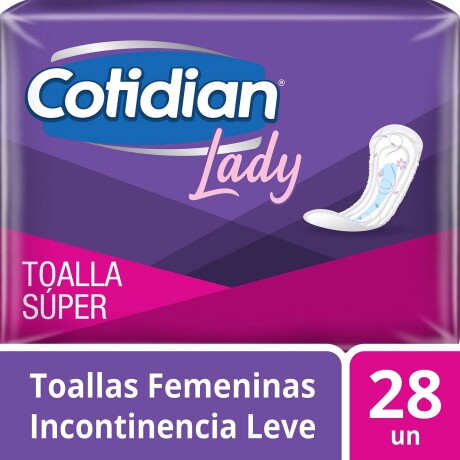 Cotidian Toalla Lady Super X28 Cotidian Toalla Lady Super X28