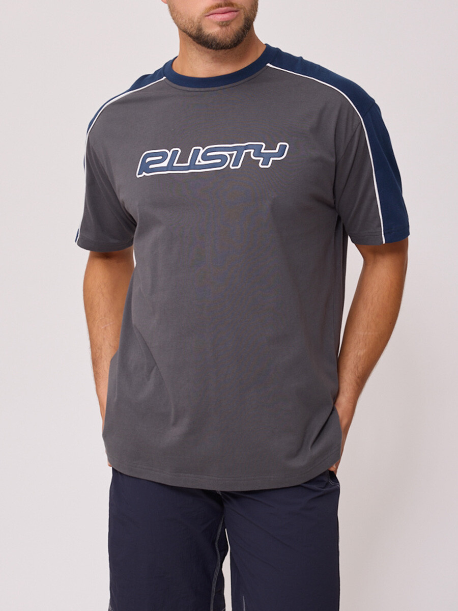 T-SHIRT ZOREN RUSTY - Gris 