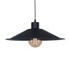 COLGANTE ENSENADA 1L E27 25CM NEGRO COLGANTE ENSENADA 1L E27 25CM NEGRO