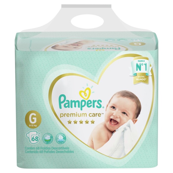 PAMPERS PREMIUN CARE GRANDE X 68 única