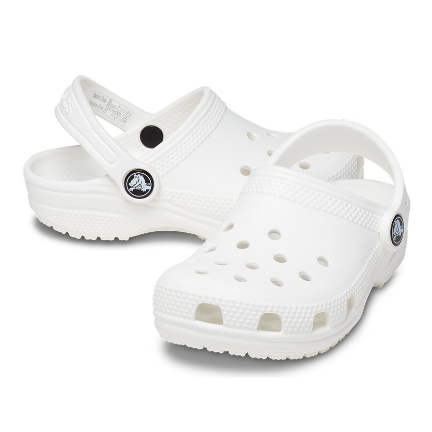 Crocs Classic Clog Niños 1 a 5 años White