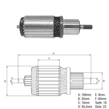 BOBINA ALTERNADOR ARRANQUE TOYOTA N. DENSO HILUX 23D19E167L EXT.50=TOYO.3067=IN.1140 ZM BOBINA ALTERNADOR ARRANQUE TOYOTA N. DENSO HILUX 23D19E167L EXT.50=TOYO.3067=IN.1140 ZM