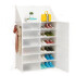 Estante Organizador Multiuso IMBACK IBK-PLC004 | Zapatera, Ropa y Accesorios con Puertas Esmeriladas Blanco Estante Organizador Multiuso IMBACK IBK-PLC004 | Zapatera, Ropa y Accesorios con Puertas Esmeriladas Blanco