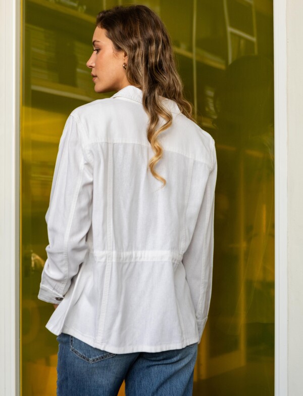 Sobrecamisa Lino BLANCO