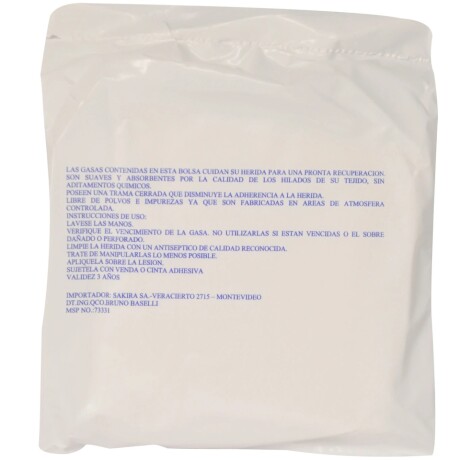 Pack X40 Unidades Gasas Estériles en Trozos 20X20CM 001