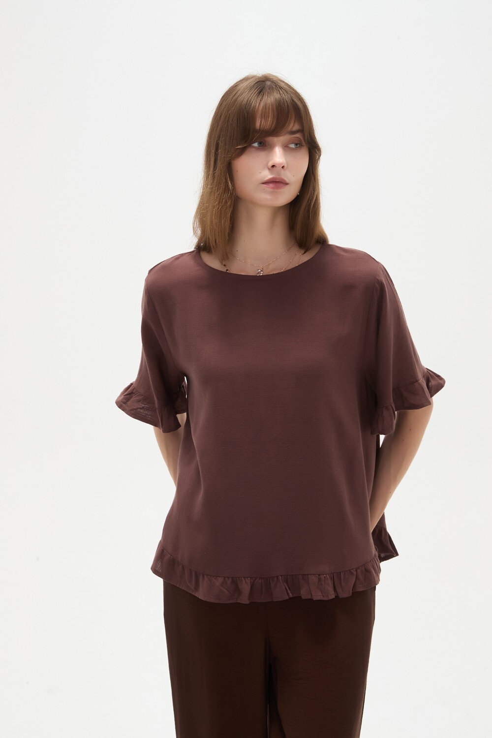 Blusa Abbas Chocolate