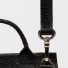 Bandolera Catalana En Cuero Graneado Negro