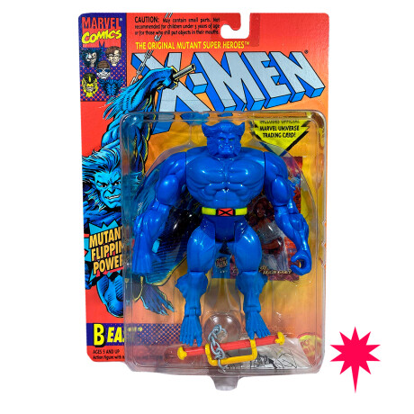 X-MEN ANIMATED SERIES - BEAST MUTANT FLIPPING POWER 1994 TOYBIZ X-MEN ANIMATED SERIES - BEAST MUTANT FLIPPING POWER 1994 TOYBIZ