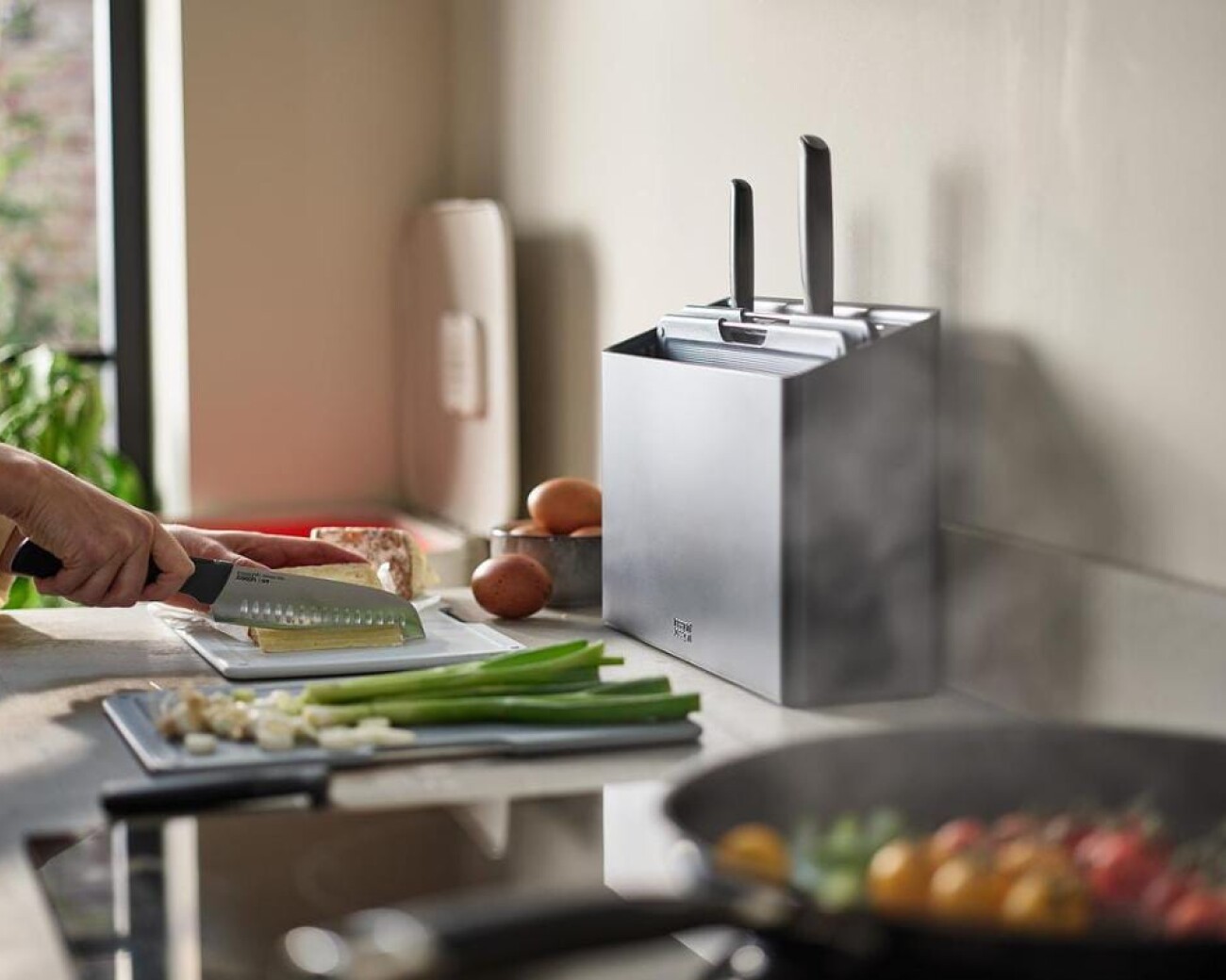 Tablas de cortar + Cuchillos Set Folio Plus 8 piezas Joseph Joseph Tablas de cortar + Cuchillos Set Folio Plus 8 piezas Joseph Joseph