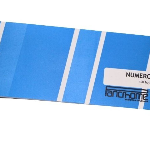 LIBRETA PANCHROME NUMEROS 212 AMARILLO