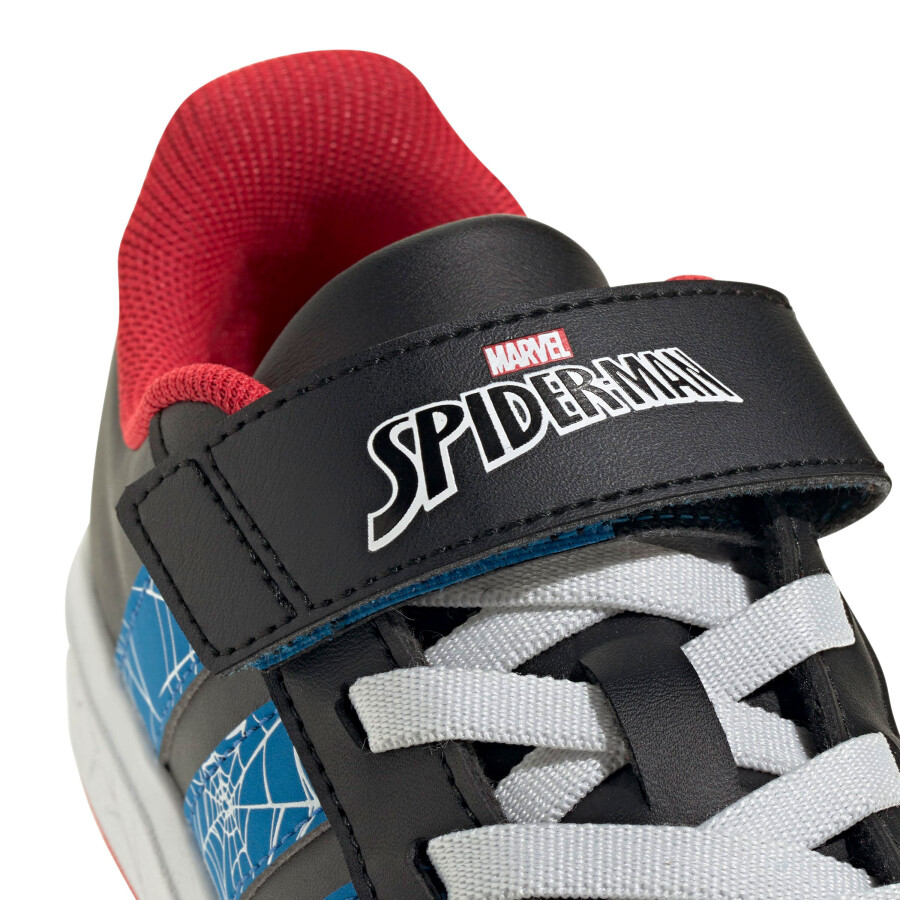 Championes de Niños Adidas Championes Grand Court Marvel Spider Man Negro - Azul