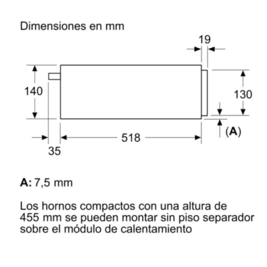 Modulo de calentamiento Empotrable Bosch Modulo de calentamiento Empotrable Bosch