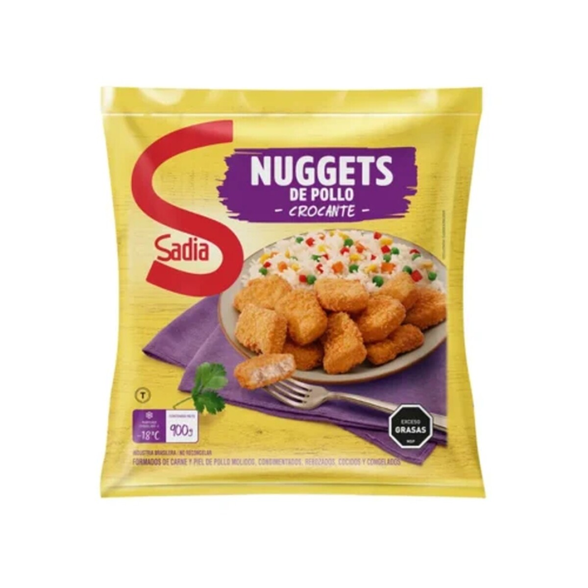 NUGGETS CROCANTES SADIA 900G 