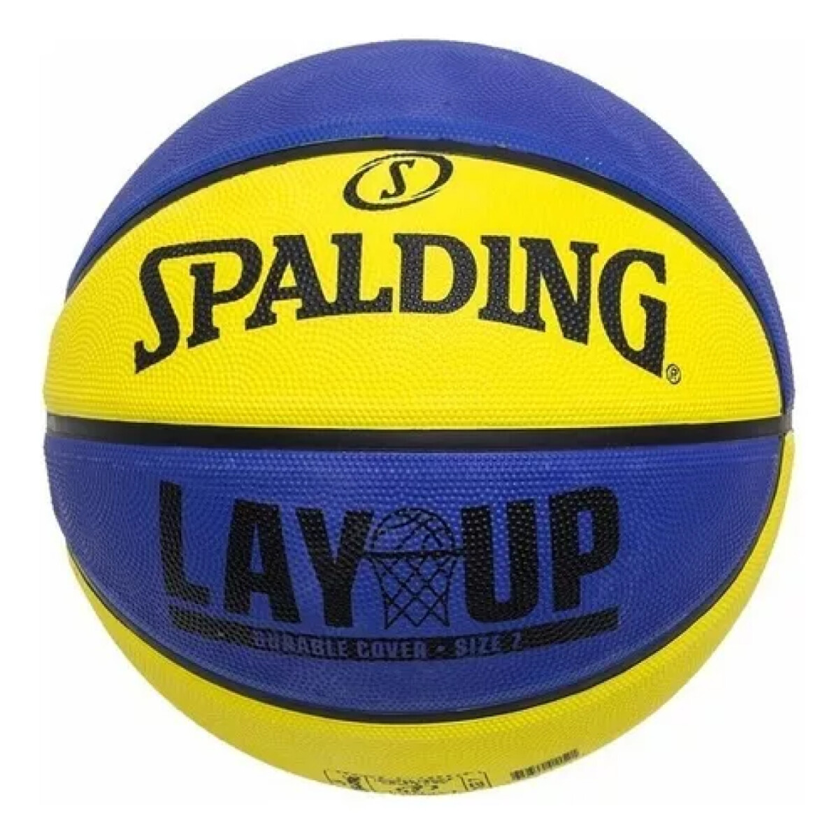 Pelota Basket Spalding Profesional - Lay Up Blue/Yellow Nº7 