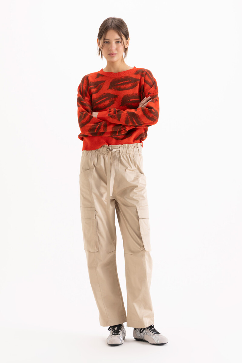 SWEATER FRUIT Rojo