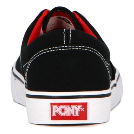 Championes Pony Soho Casual Tela-Lona Negro 36