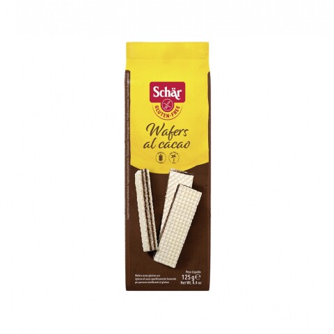 Galletas Waffle De Cacao Sin Gluten Schar 125g Wafle Schar 125g Cacao S/glut