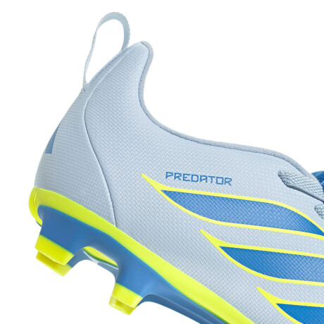 Championes de Niños Adidas Predator Club Ft El Fg/Mg Celeste - Amarillo