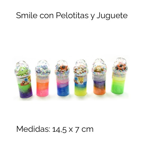 Slime Con Pelotitas Y Juguete 14,5x 7cm Unica