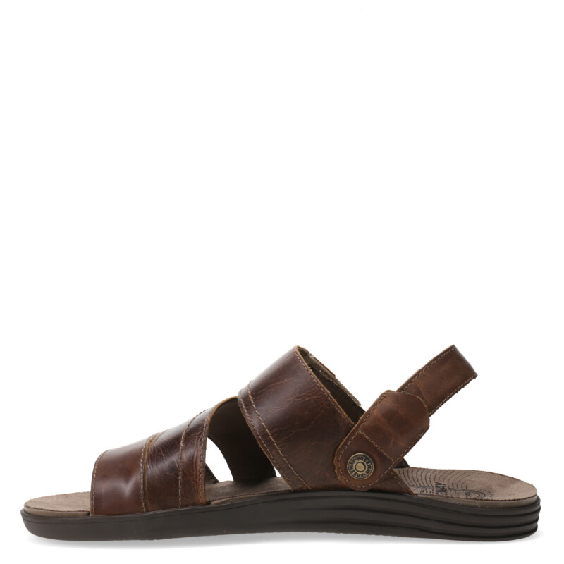 Sandalia de Hombre Freeway Casual Marrón Habana (Cuero Graso)