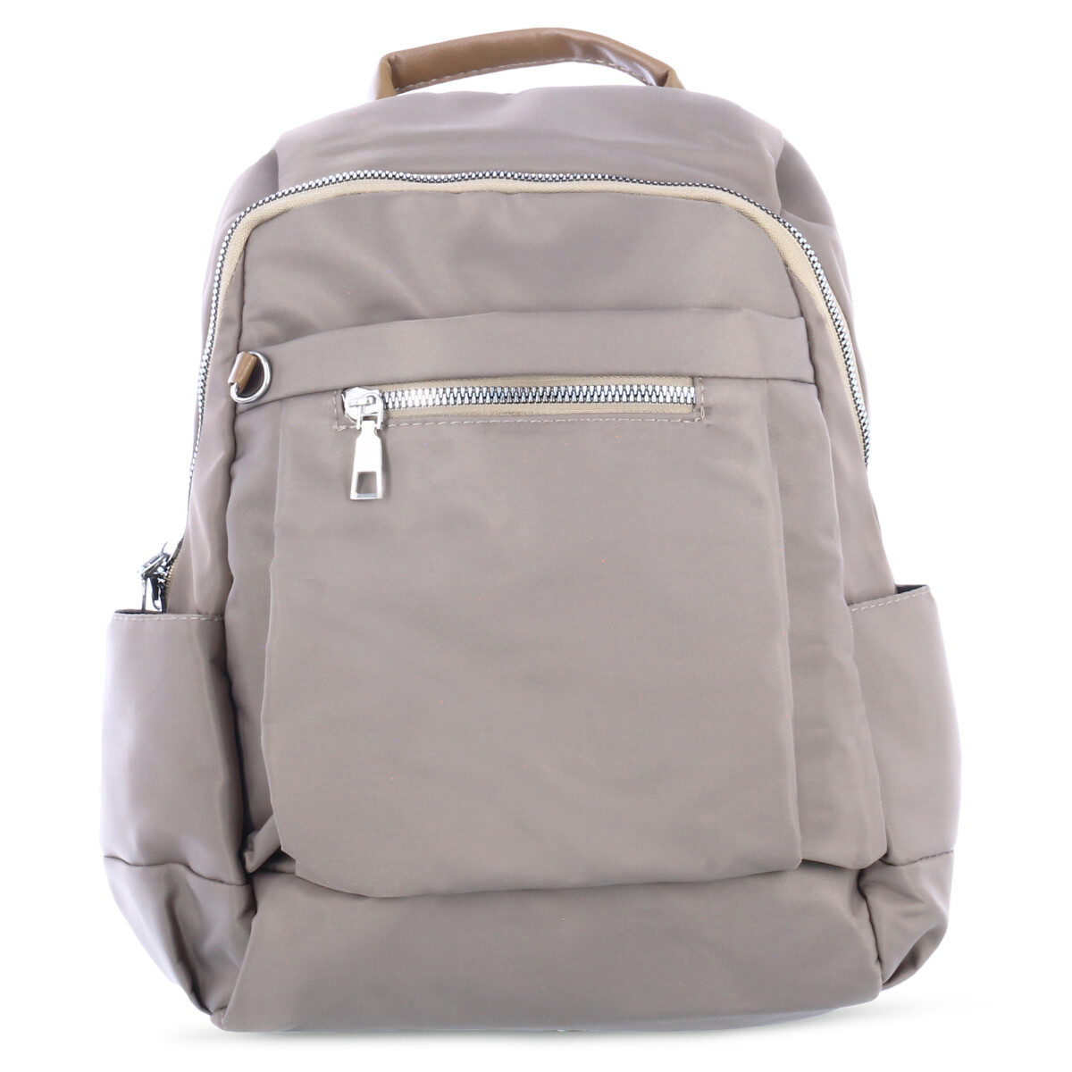 Mochila Miss Carol con cierres metalicos AZURITA - Taupe 
