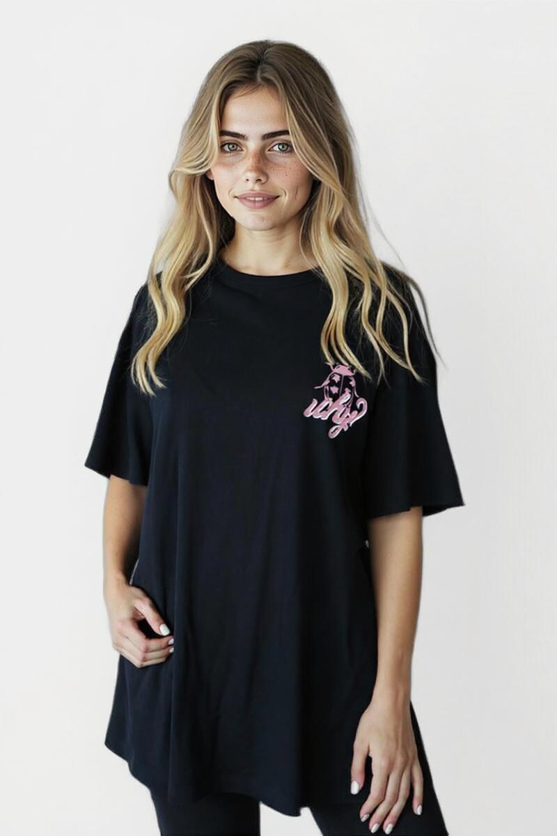Remera Lua Negro