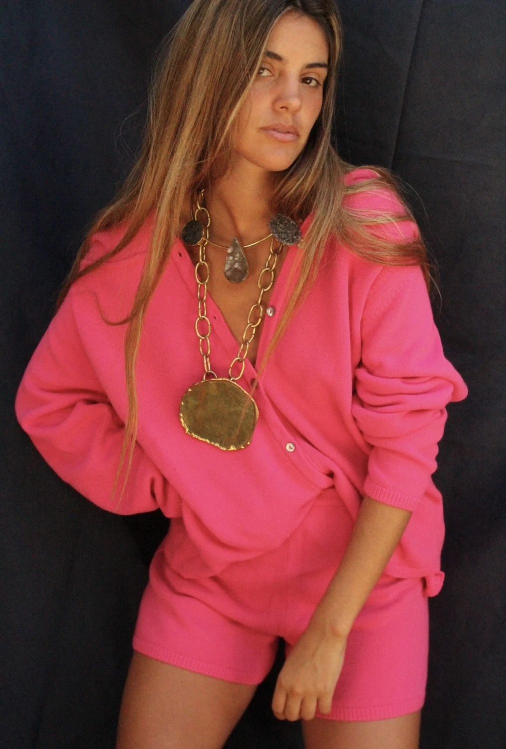 Set Coat rosado chicle m/l