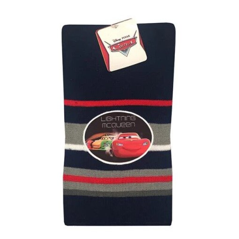 Bufanda Disney Cars Azul Marino - Rojo - Gris