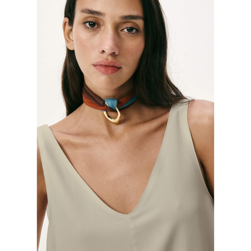 VESTIDO CURTO FEM OLIVA CLARO