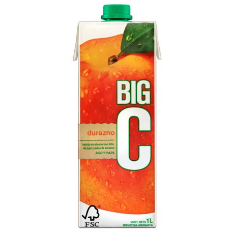 Jugo Big C 1 Litro Manzana – Multifruta JUGO BIG C X 1LITRO DURAZNO